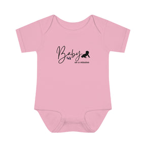 Cute and Determined Baby Rib Bodysuit