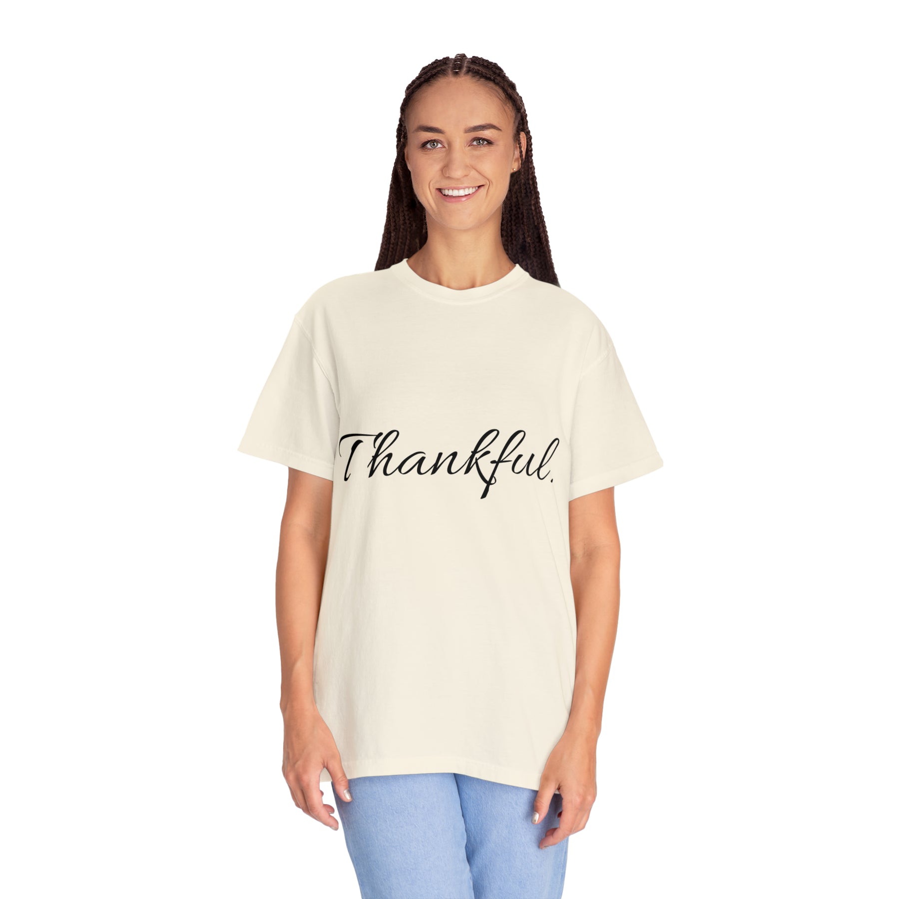 Gratitude Attire 'Thankful' Tee for a Stylish Expression of Appreciation