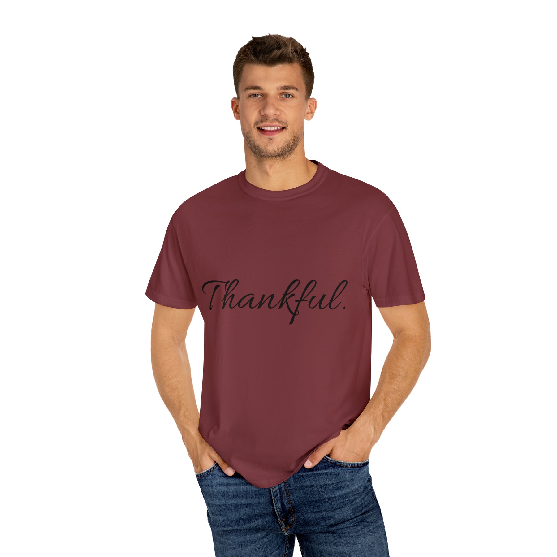 Gratitude Attire 'Thankful' Tee for a Stylish Expression of Appreciation