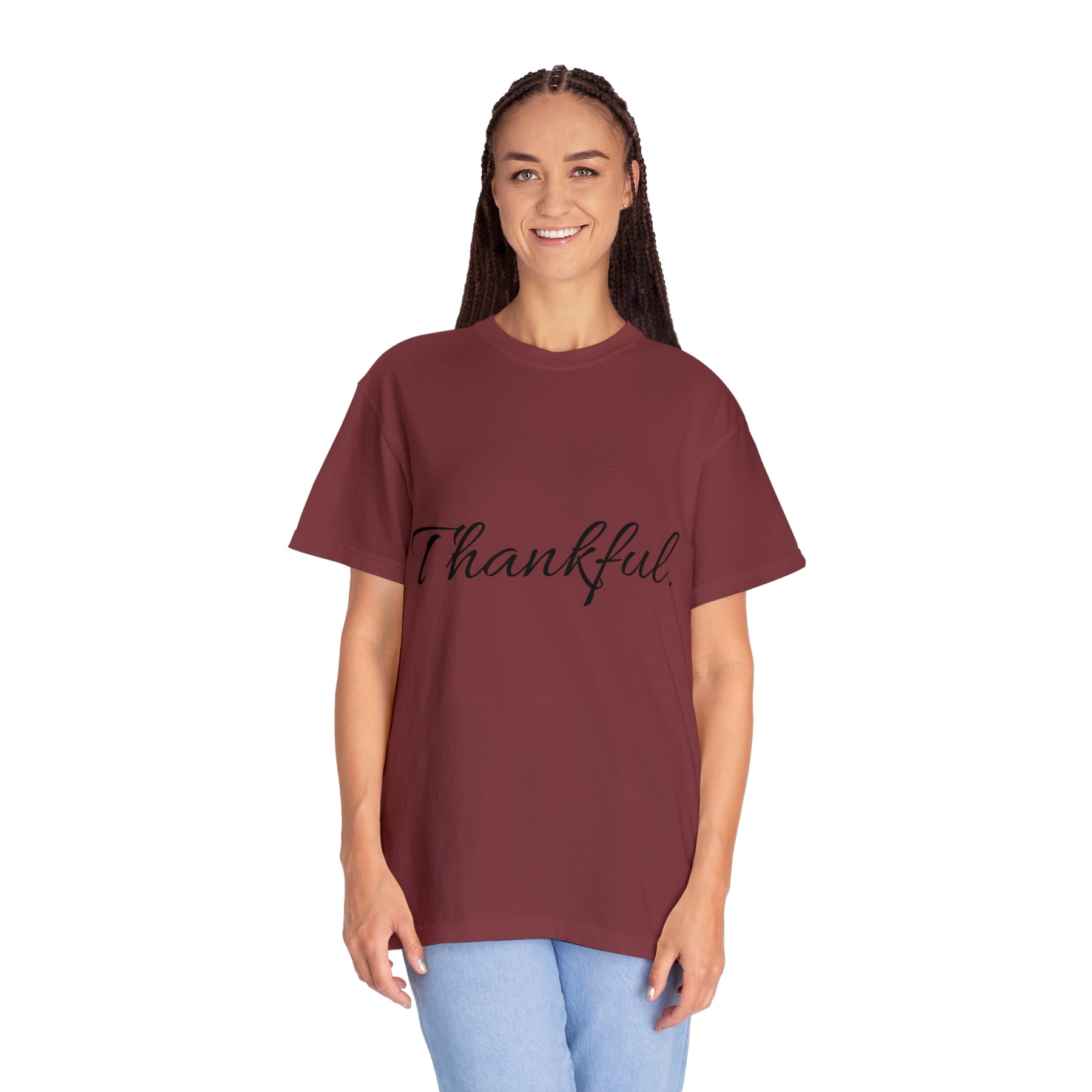 Gratitude Attire 'Thankful' Tee for a Stylish Expression of Appreciation