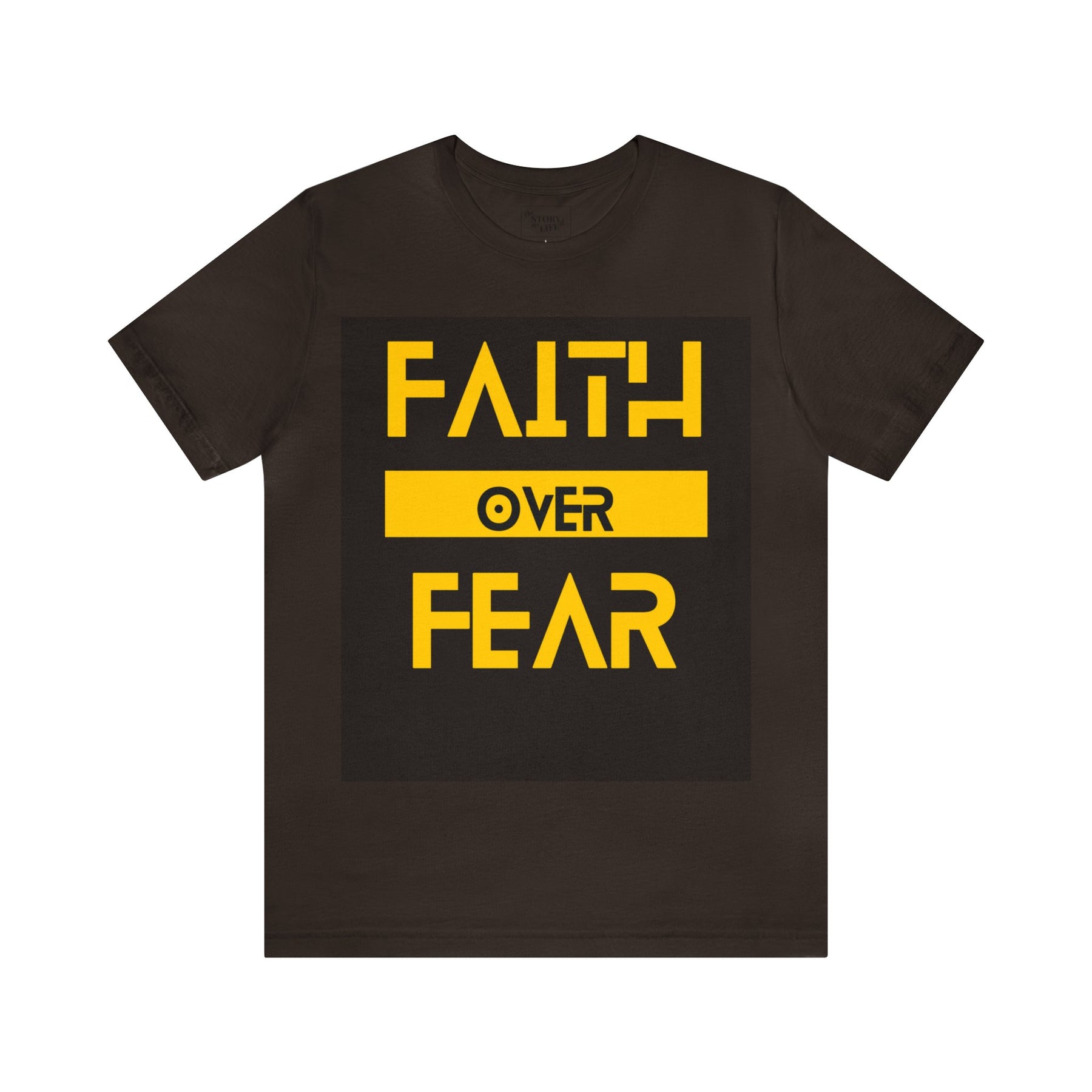 Faith Over Fear - Inspirational Unisex Tee for Resilience and Courage