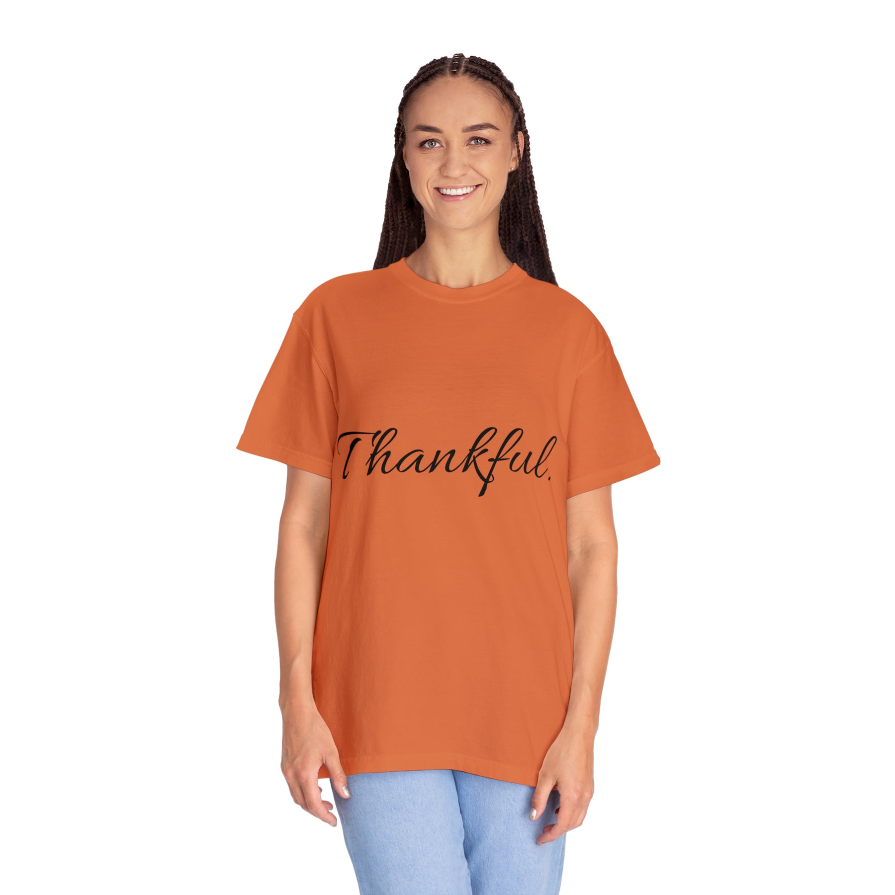 Gratitude Attire 'Thankful' Tee for a Stylish Expression of Appreciation