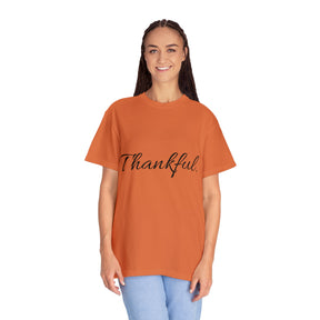 Gratitude Attire 'Thankful' Tee for a Stylish Expression of Appreciation