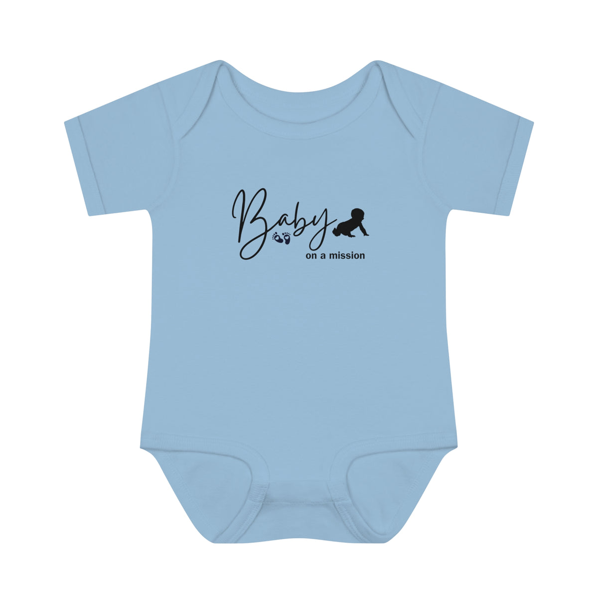 Cute and Determined Baby Rib Bodysuit