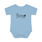 Cute and Determined Baby Rib Bodysuit