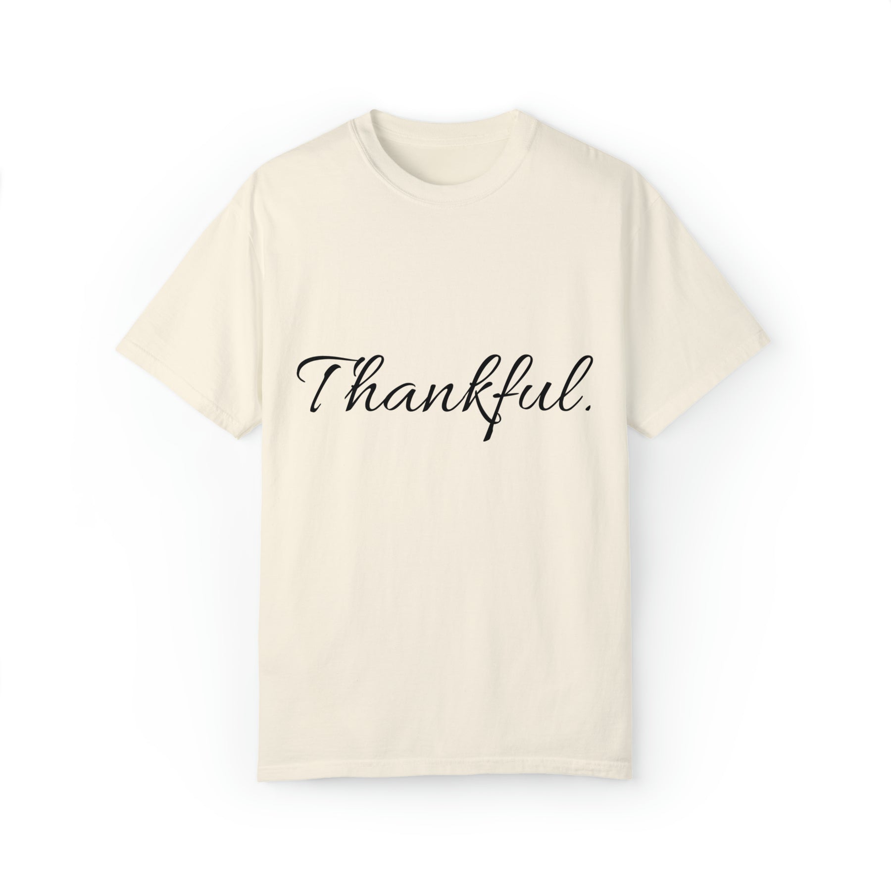 Gratitude Attire 'Thankful' Tee for a Stylish Expression of Appreciation