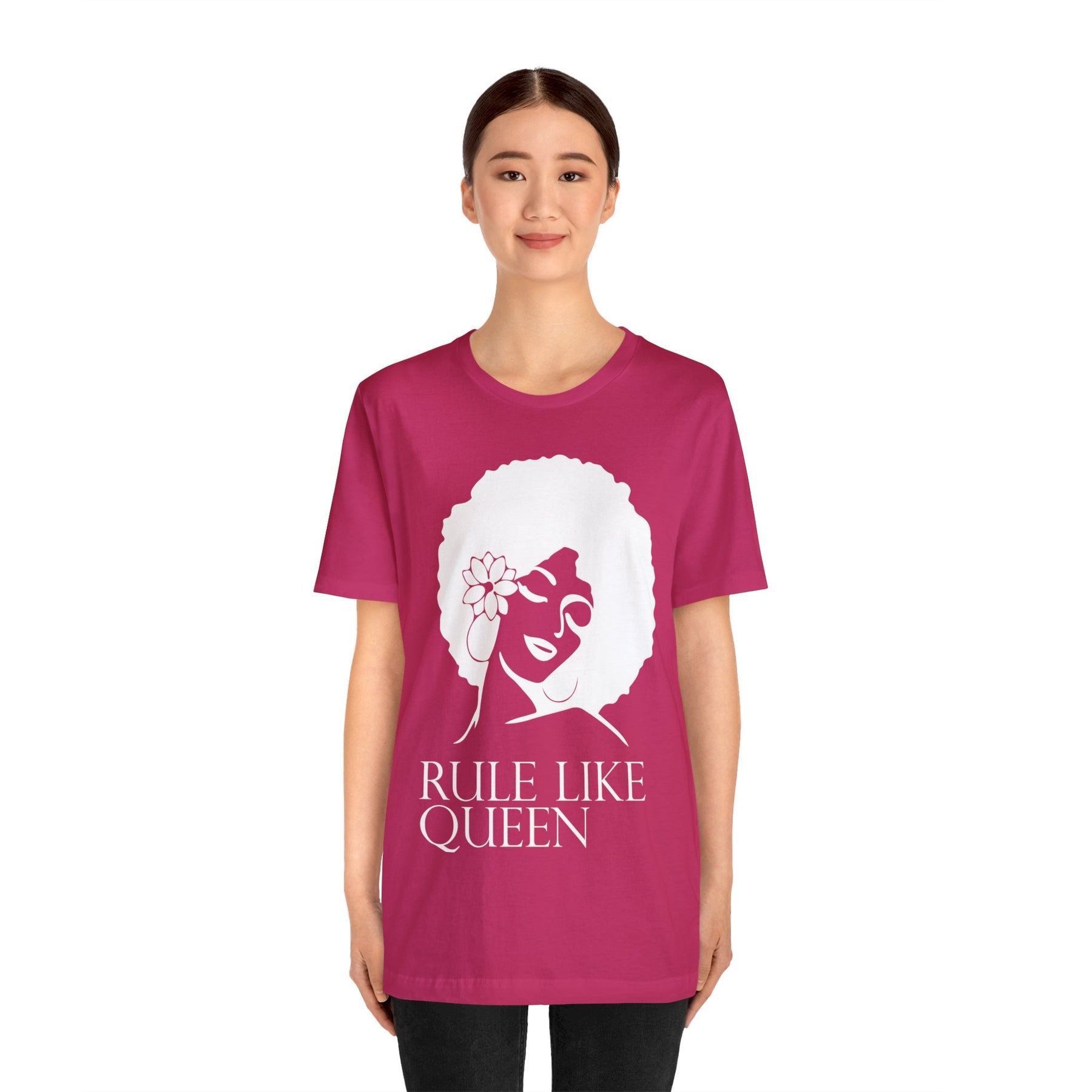 Command Style with Elegance with 'Rule Like a Queen' Tee