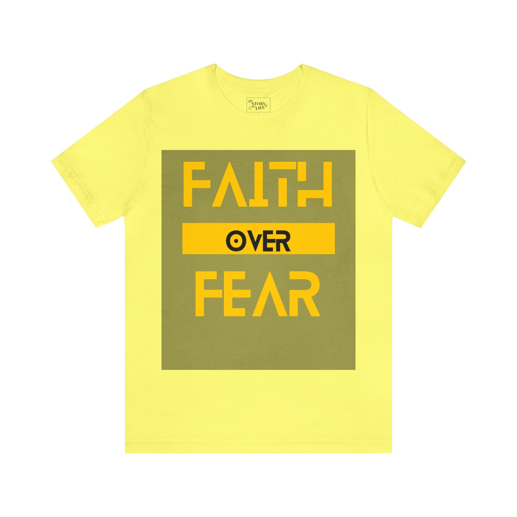 Faith Over Fear - Inspirational Unisex Tee for Resilience and Courage