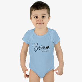 Cute and Determined Baby Rib Bodysuit