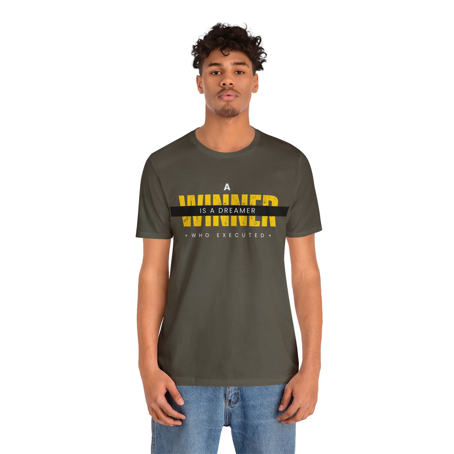 Motivational Winners Unisex T-shirt - Dreamer's Inspirational Apparel