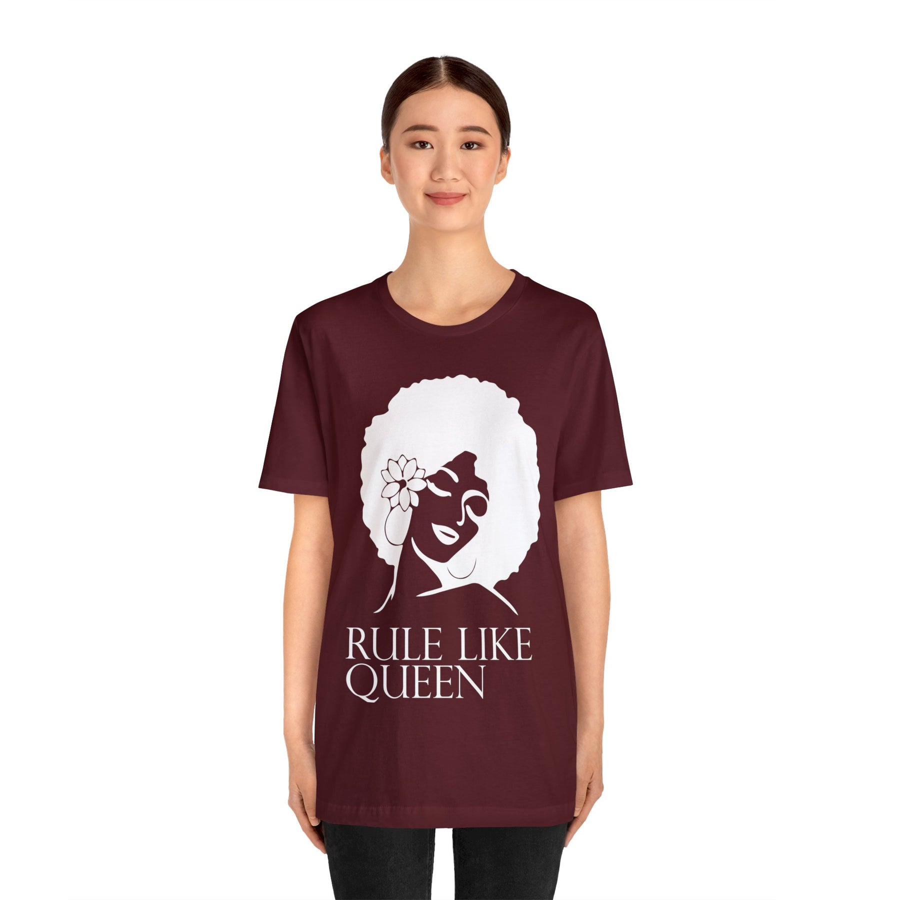 Command Style with Elegance with 'Rule Like a Queen' Tee