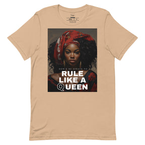 Power with 'Rule Like a Queen' Unisex t-shirt